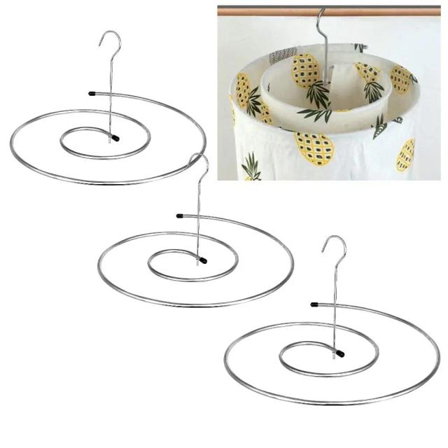 Kit Varal Espiral de Aço com Cabide Redondo - Suporta até 20kg para Secagem Rápida de Lençóis de Forma Prática e Fácil