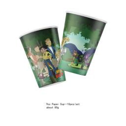 Conjunto de decoração de festa temática Disney para crianças, kratts selvagens, copos e pratos, banner, chapéus, palhas, saque B, meninos felizes, aniversário - Image 2