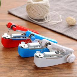 Portátil Manual Máquina De Costura, Operação simples, Ponto Handy, Tecido De Malha, Handmade Bordado, Bordado Mini DIY Vestuário, 1 Conjunto - Image 2