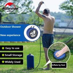 Naturehike-Outdoor inflável Shower Bag, portátil, dobrável, Camping, Caminhadas - Image 2
