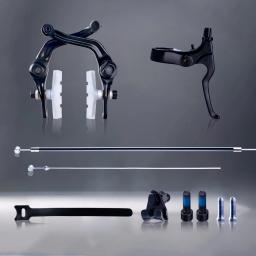 Funsea Kit De Freio De Bicicleta U, Acessórios De Bicicleta, Alavanca De Liga Forjada, Almofadas Transparentes, Carcaça Exterior Interna, Peças De BMX, Cabo - Image 2