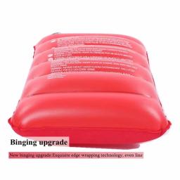 Ultraleve inflável travesseiro de acampamento 47x30cm, feito de tecido reunido, travesseiro de ar para a praia, camping, viagens, cochilando, descanso de mesa - Image 4