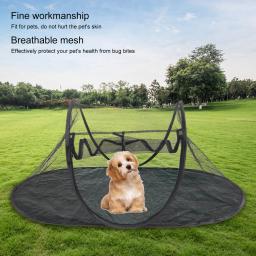 Barraca portátil respirável Pet Enclosure, Tenda exterior do gato, Travel Dog Outdoor Tent, Tenda portátil do gato - Image 3
