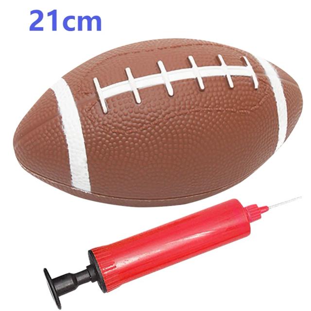 Bola de Rugby Antiderrapante com Inflador - Ideal para Crianças e Adolescentes, Brinquedos de Futebol Americano e Futebol Pequeno