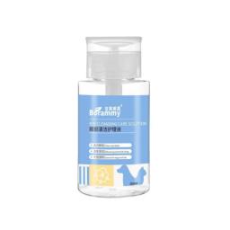 Colírio para Animais de Estimação, Remove Manchas Lágrimas e Loção Desmaquilhante com Almofadas de Algodão para Cães e Gatos - Image 4