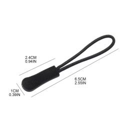 10 pçs zíper puxar extrator final ajuste corda tag substituição clipe fivela quebrada fixador zip cabo guia sacos de viagem mala tenda mochila - Image 5