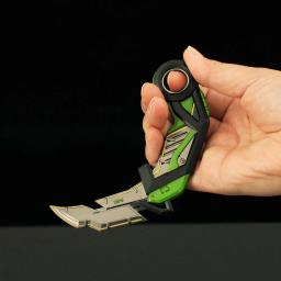 Valorant Rotatable Rgx Karambit com Holster Game, Modelo Metal, Real Steel Katana, Faca Exterior, Brinquedos Balisong, Arma de Metal, 13cm - Image 2