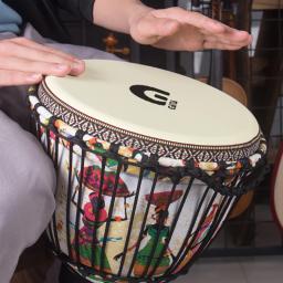10 12 Polegada djembe tambor africano portátil de viagem tambores africanos iniciante goblet mão tambor percussão instrumento crianças presente adulto - Image 5