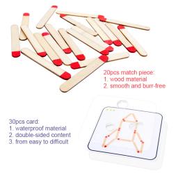 Jogo de tabuleiro para crianças, Jogos Montessori, Puzzles, Jogos, Jogos de madeira, DIY, Lógica, Pensando, Match Training, Educacional - Image 3