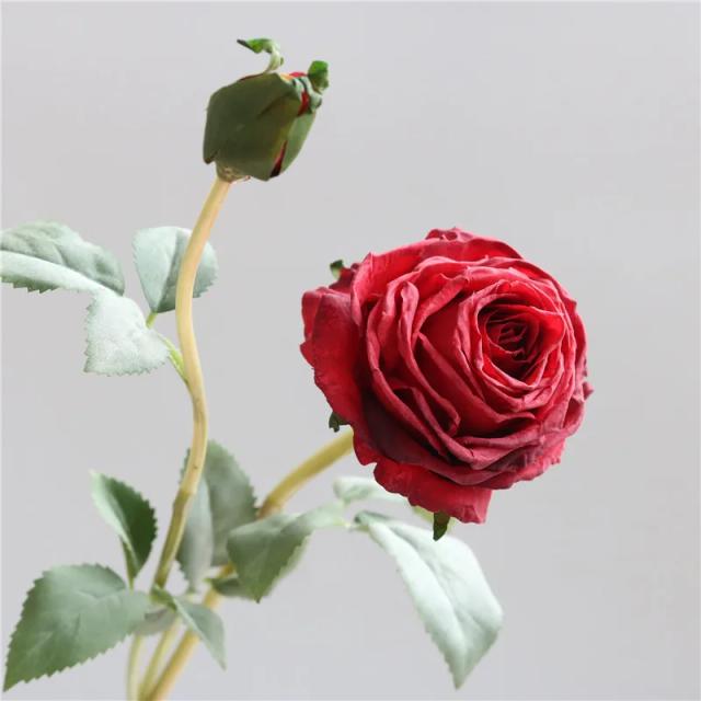 Buquê de Flores Falsas Rosa Hidratante com Efeito Acentuado, Perfeito para Casamentos e Decoração de Interiores