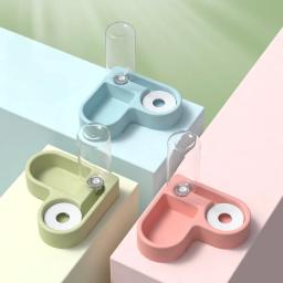 Double Pet Feeding Bowl Set, Food Bowl, adequado para gatos e cães pequenos - Image 1