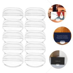 Suporte para cartões de visita, 50 peças suporte para cartão de mesa suporte de exibição de cartão de plástico transparente base suporte para sinal de loja 2.4x2.4x1cm - Image 6