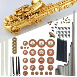 Metal Sax Repair Kit, preciso confortável Saxofone Alto Fix, parafusos Pads Set, alta qualidade, 1 Set - Image 3