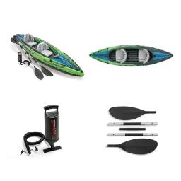 Inflável Kayak Fishing Boat, portátil, esportes aquáticos com Paddle Pump e Bag, 2 pessoas, acessórios - Image 4