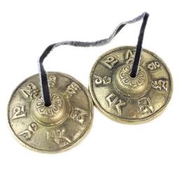 Himalayan tingsha sino nepalês cobre címbalo carrilhão instrumento de percussão de bronze feito em meditação tradicional artesanato sino - Image 4