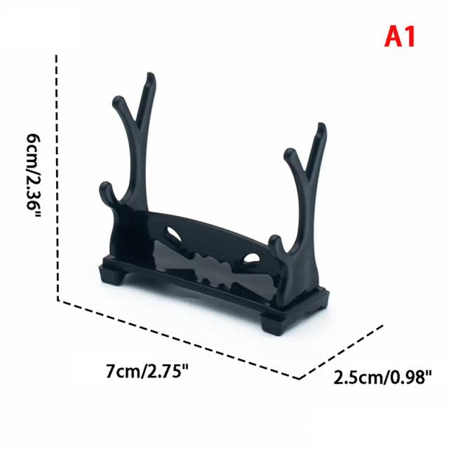 Suporte de Acrílico em Duas Camadas para Exibir Espadas de Cartoon - Rack para Coleção Magic Black e Quadrinhos Populares