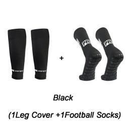 1 conjunto de caneleiras de futebol de alta elasticidade meias leg coveradult jovens esportes ao ar livre equipamentos de proteção antiderrapante meias de futebol - Image 5