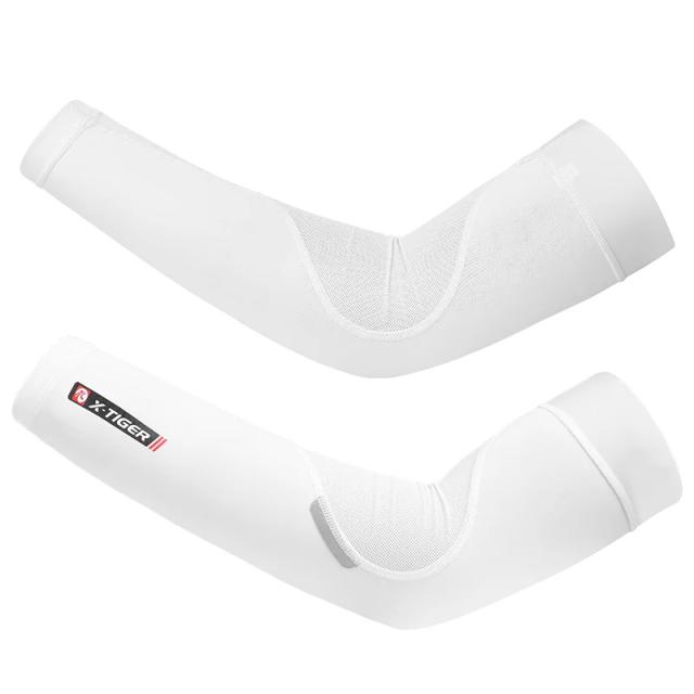 Manga de Braço Respirável X-TIGER com Proteção UV e Secagem Rápida para Ciclismo e Fitness