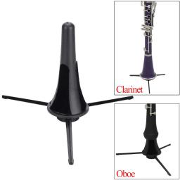 Suporte portátil preto do suporte do clarinete suporte dobrável metal 5-perna suporte do instrumento do vento acessório - Image 6