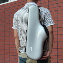 Hard Case para saxofone Alto, Board Zipper, alça ajustável, Saxofone Tenor Case, Fiberglass Hardshell - Image 5