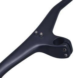 Syncros fibra de carbono mountain bike integrado guiador haste 28.6mm mtb bicicleta guiador em forma única-17 graus 70/80/90/100mm - Image 6