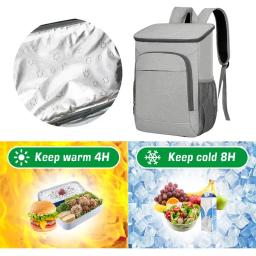Mochila refrigeradora à prova de vazamentos, 30L, lancheira isolada, sacos portáteis de viagem, ao ar livre, acampando, caminhadas, piqueniques, praia - Image 4