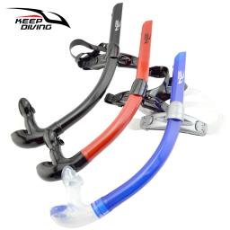 1 peça tubo de natação mergulho snorkel com bocal de silicone válvula de purga unidirecional - Image 1
