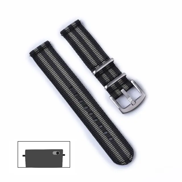 Cinta de Náilon 20mm e 22mm com Liberação Rápida para Relógios - Pulseira Militar e Esportiva Ideal para Lazer