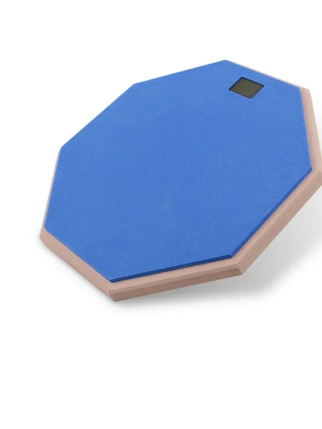 Pad de Percussão Silencioso: Haltere de Borracha e Madeira para Treinamento Prático de Drums