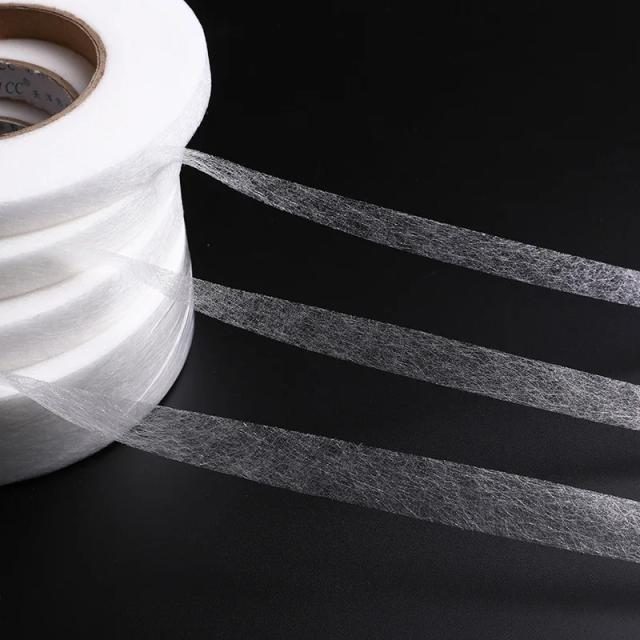 Interlining Adesivo Dupla Face em Tecido Preto e Branco - 70 Metros para Costura e DIY