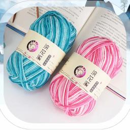 50g Fios Extravagantes Trapillo Garn Fios para Tricô Algodão Crochet Fios De Malha Lana Fios Coloridos Encajes Y Puntillas - Image 3