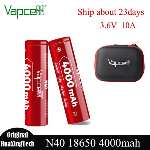 Bateria Vapcell 18650 N40 4000mAh 10A Grau A