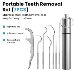 Ferramenta De Palito De Mão De Aço Inoxidável, Artesanato De Agulha De Fio Portátil, Manga De Crochet Dental, Artesanato De Plug Dental - Image 2