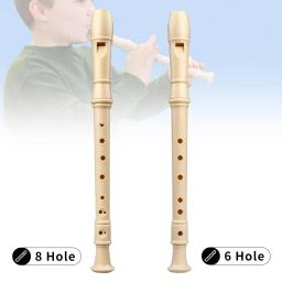 Flauta soprano branca, Instrumento de sopro para a escola, Ferramenta educacional - Image 3