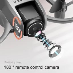 2025 NOVO Mini Drone D16 com 180 °   Câmera elétrica ajustável 8K HD WiFi Fluxo de luz Drone Bolso para evitar obstáculos Rc Quadcopter - Image 3