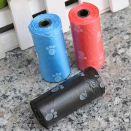 5 Rolls Cat Litter Scoop Pooper Sacos Biodegradável Pet Dog Poop Bag Dog Pooper Sacos Dispenser Pets Produtos para Cães Litter Bag - Image 6