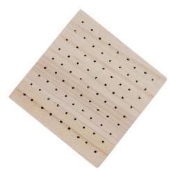 Madeira cerâmica argila base placa, ferramentas de modelagem, acessórios para escultura DIY, argila base placa, quadrado e furos redondos - Image 4