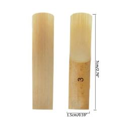 De madeira Alto Sax Reeds para Saxofone, Saxofone Eb Peças, Solid, Sopros, Instrumento de substituição Acessórios, 10 PCs/Set, 1.5, 2, 2.5, 3, 3.5, 4 - Image 5