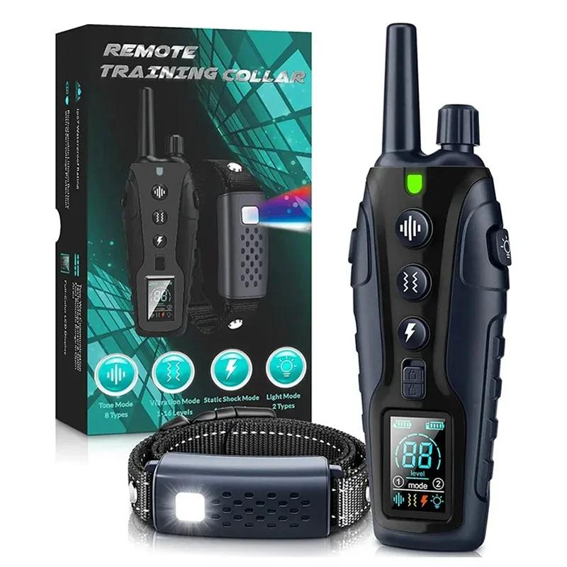 Smart Dog Training Collar com controle remoto, choque elétrico, adequado para evitar latidos de cães, comportamento animal, suprimentos de treinamento, 2000m - Image 1