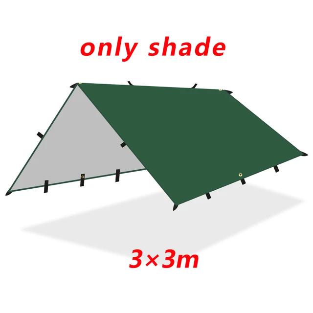 Tenda Impermeável 4x4m, 4x3m e 3x3m com 19 Pontos para Pendurar - Ideal para Camping e Atividades ao Ar Livre