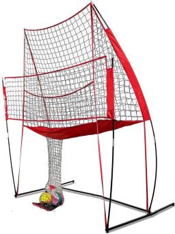 Prática de voleibol Net Station, ótimo para Bater e Servir, Team Drills, Solo Training Equipment, Ball Return Aids, 8x11ft - Image 4