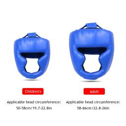 Capacete de boxe completo para crianças e adultos, treinamento Muay Thai, chapelaria Sparring Boxing, equipamento de ginástica, guarda-cabeça de Taekwondo - Image 6