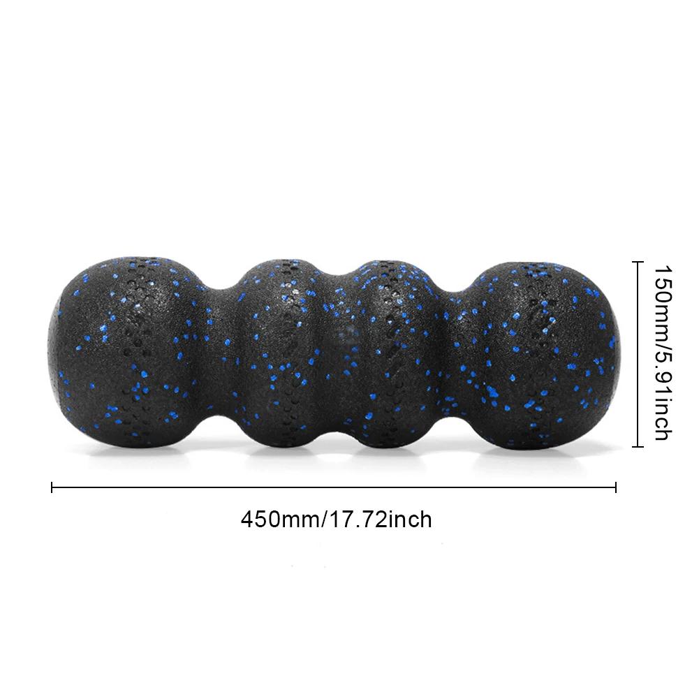 Rolo de espuma EPP para massagem nas costas e pescoço, bolas de amendoim, alta densidade, recuperação muscular, tecido profundo, fitness, aliviar a dor, ioga, 45cm - Image 1