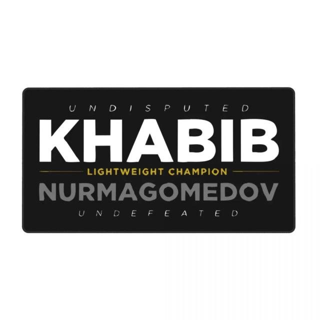 Khabib Nurmagomedov Mousepad Grande e Confortável para Escritório - Tapete para Computador Indisputado e Invicto em MMA e Boxe