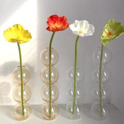 Vaso de vidro para sala de estar, criatividade, mesa hidropônica, arranjo de flores, sala de jantar, simulação de flores, decoração de plantas, recipiente - Image 2