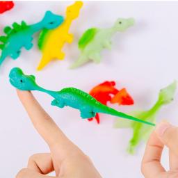 Mini Jogo Dinossauro Tiro Dedo para Meninos e Meninas, Favores de Festa Infantil, Prêmio Pinata, Aniversário, Carnaval, Natal, 5 Pcs, 10 Pcs - Image 2