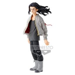 Japonês Anime Figura Brinquedos Colecionáveis Boneca, Banpresto Tokyo Revengers, Baji Keisuke Vol.2, Figurinhas Originais, 17cm - Image 2