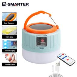 Outdoor Solar LED Camping Lights, USB recarregável, Barraca, Lanternas portáteis, Luzes de emergência, Pesca, Churrasco, Iluminação de acampamento - Image 2