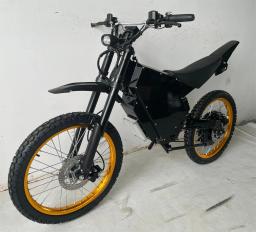 Bicicleta elétrica da sujeira com pneu gordo para adultos, 72V, 3000W, 5000W, 8000W, 12000W, 15000W, 140 km/h, motor 75Ah, 21 polegadas - Image 1