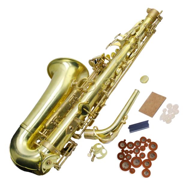 Saxofone Alto DIY: Kit Completo com Estojo e Acessórios de Alta Qualidade